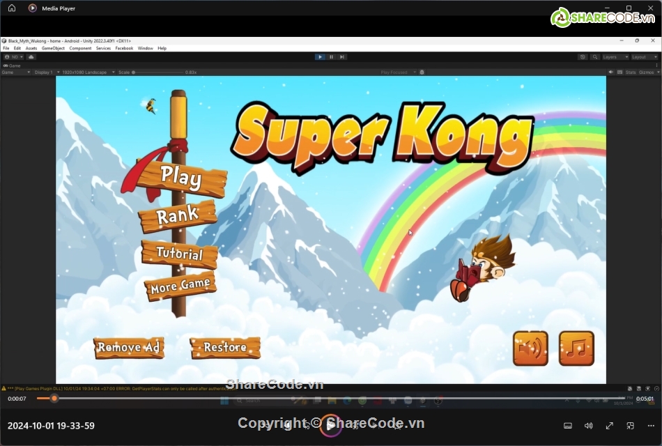 Unity Game Template - Black Myth : Wukong