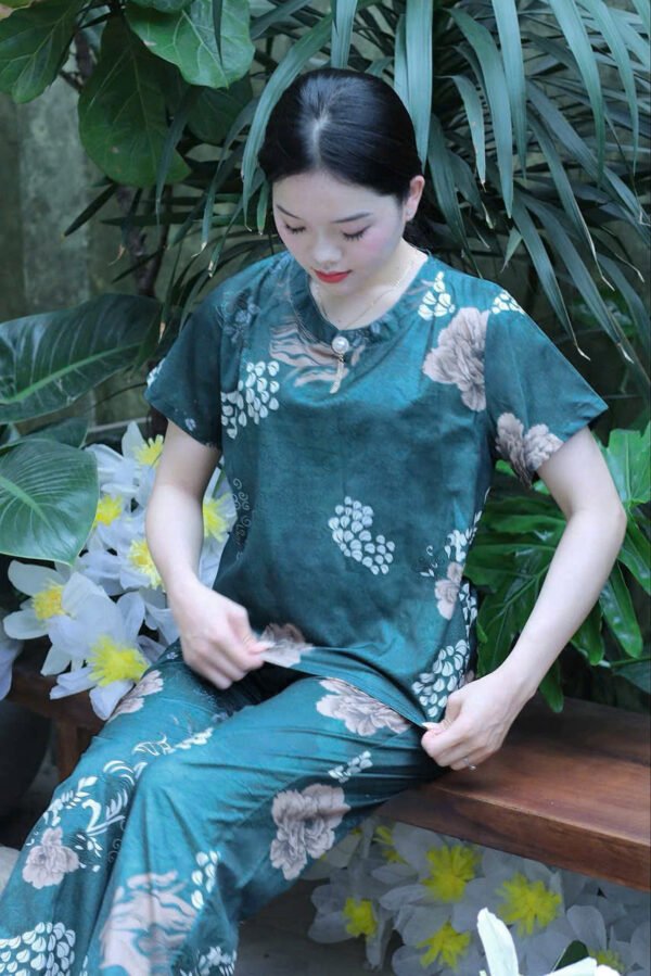 Yellow Apricot Silk Set - Bộ Lụa Hoa Mai Vàng